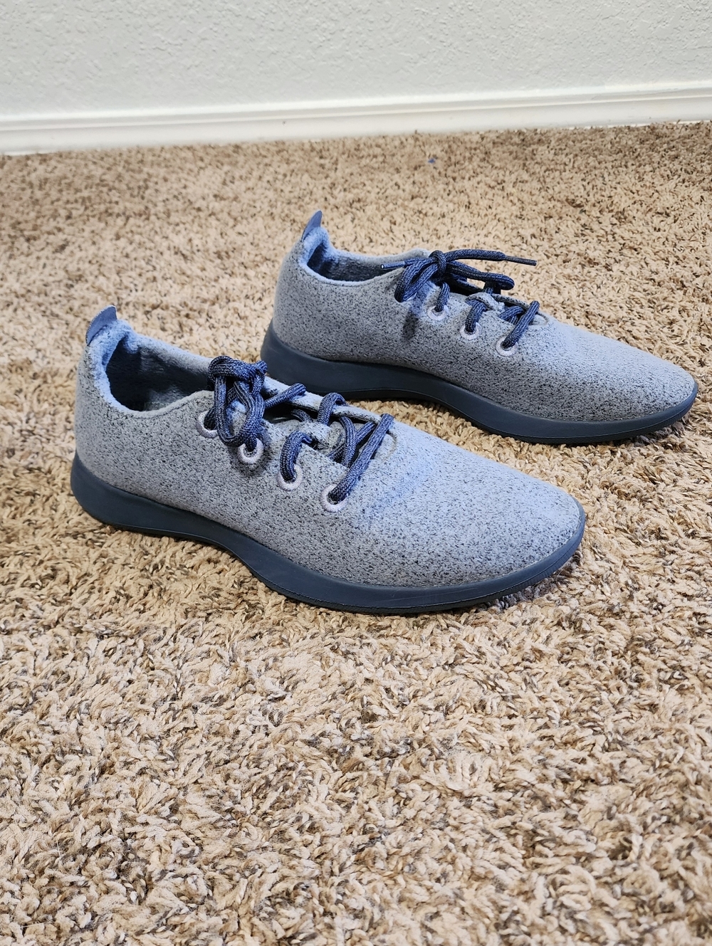 Allbirds Merino Wool Sneakers Lace Up Men's Size 10 Breathable All Day Comfort